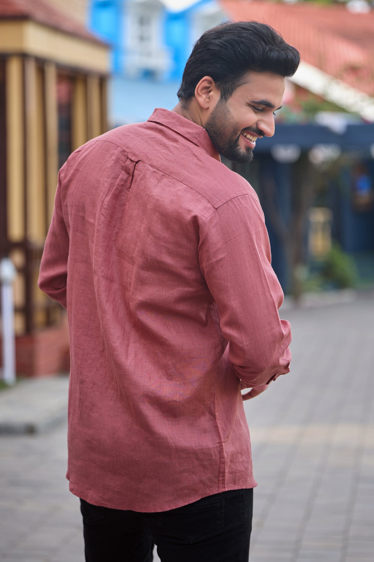 100% Linen Solid Shirt