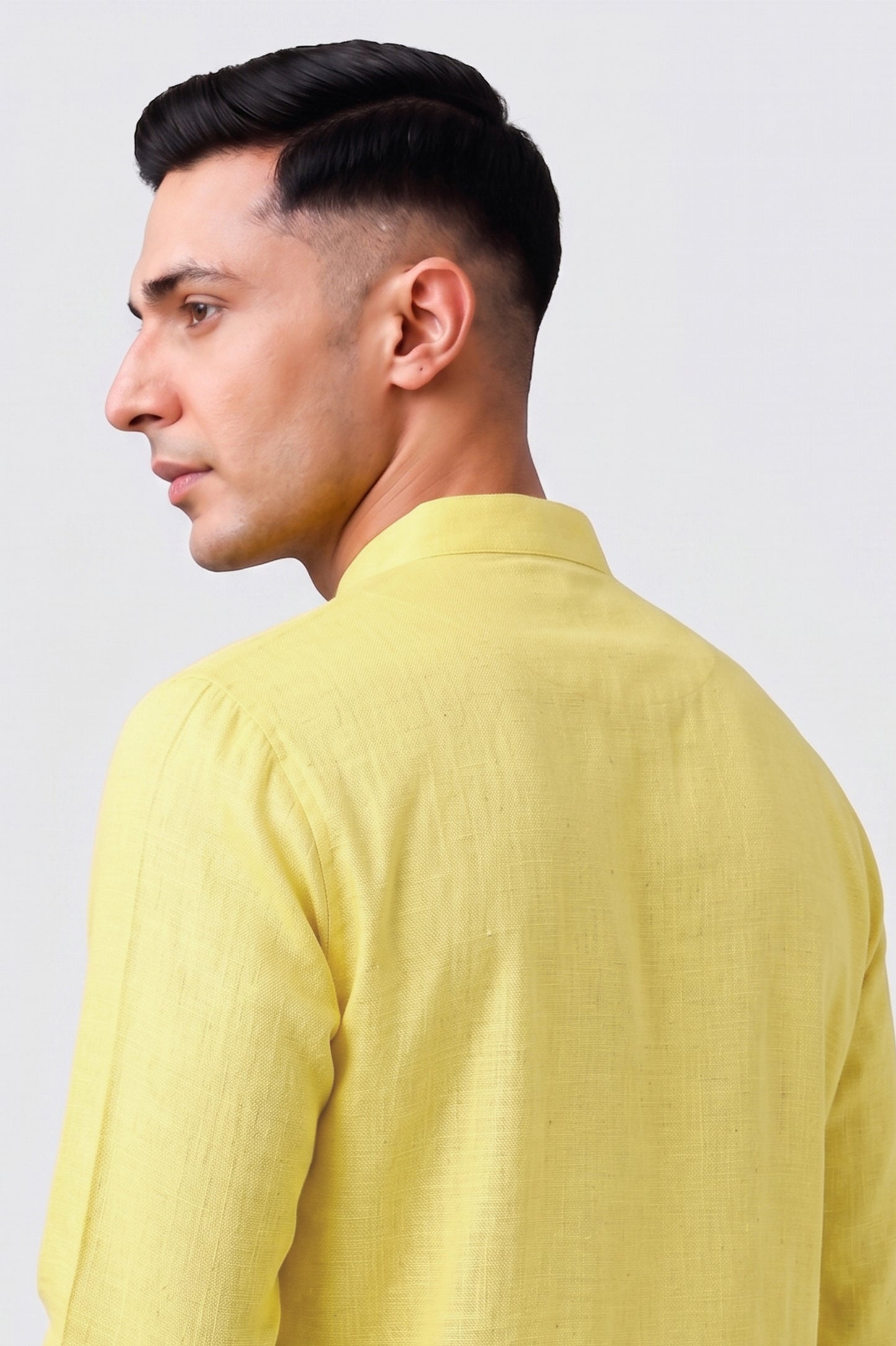 Short Kurta - Yellow