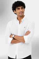 100% Linen Shirt - White