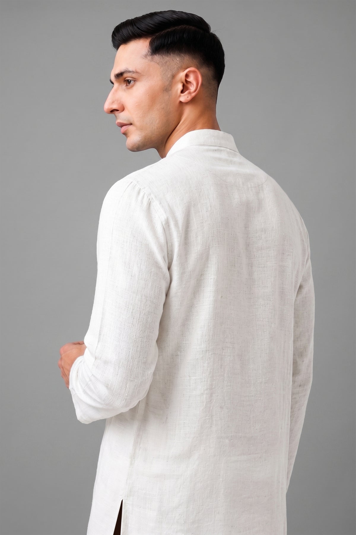 Short Kurta - White