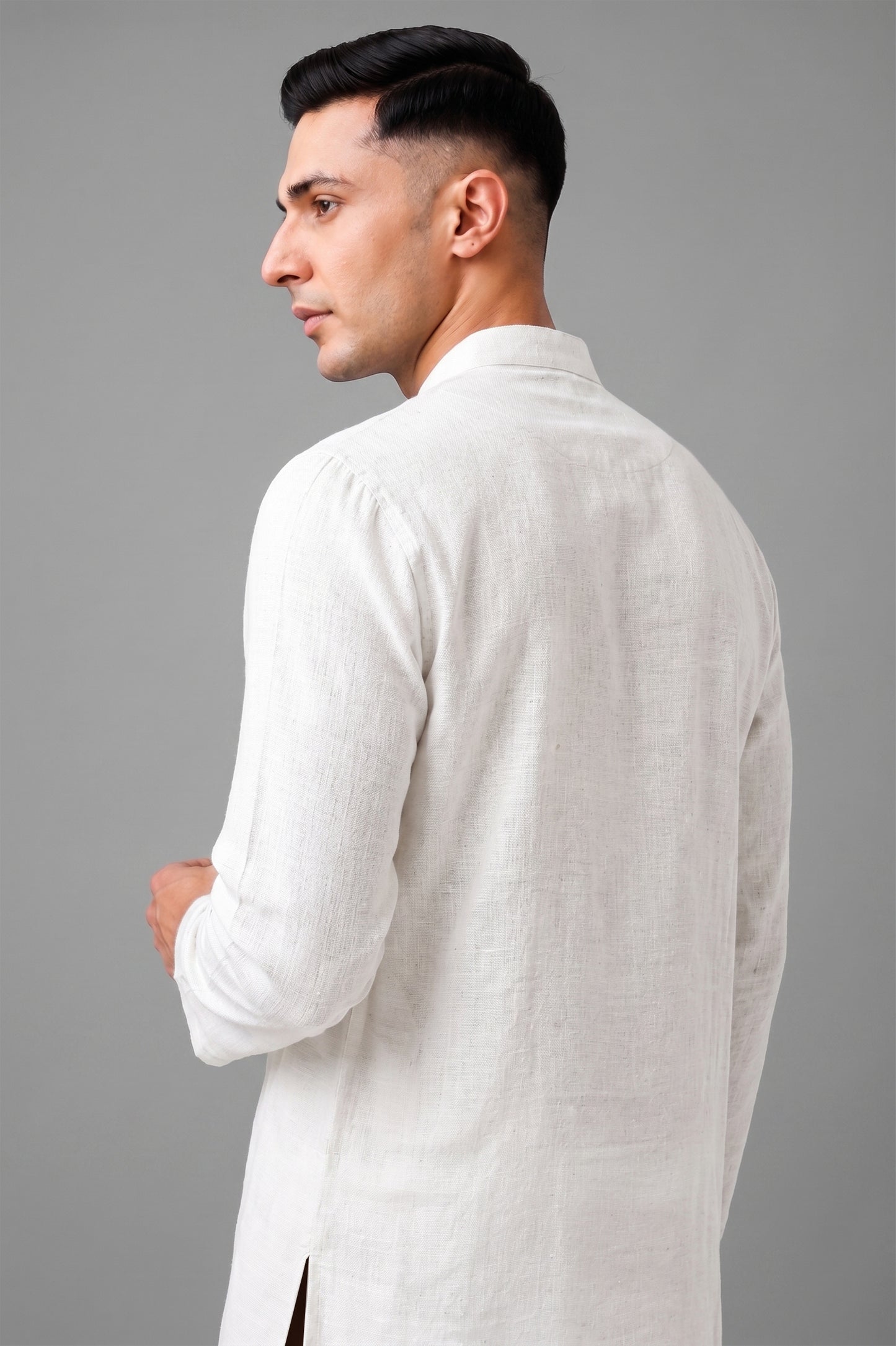 Short Kurta - White