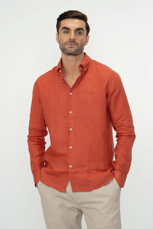 100% linen shirt