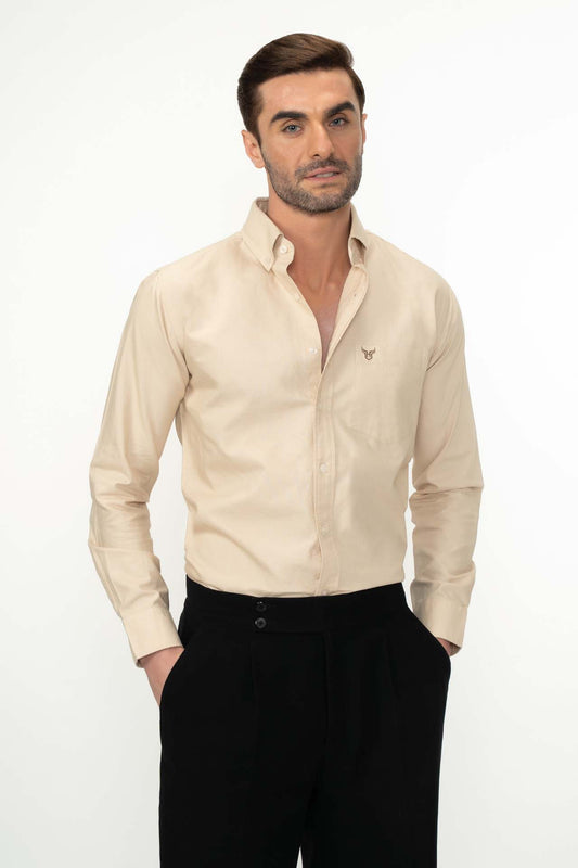 Cotton oxford shirt