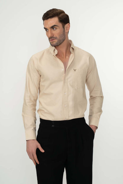 Cotton oxford shirt