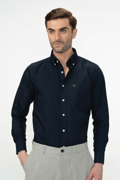 Cotton oxford shirt