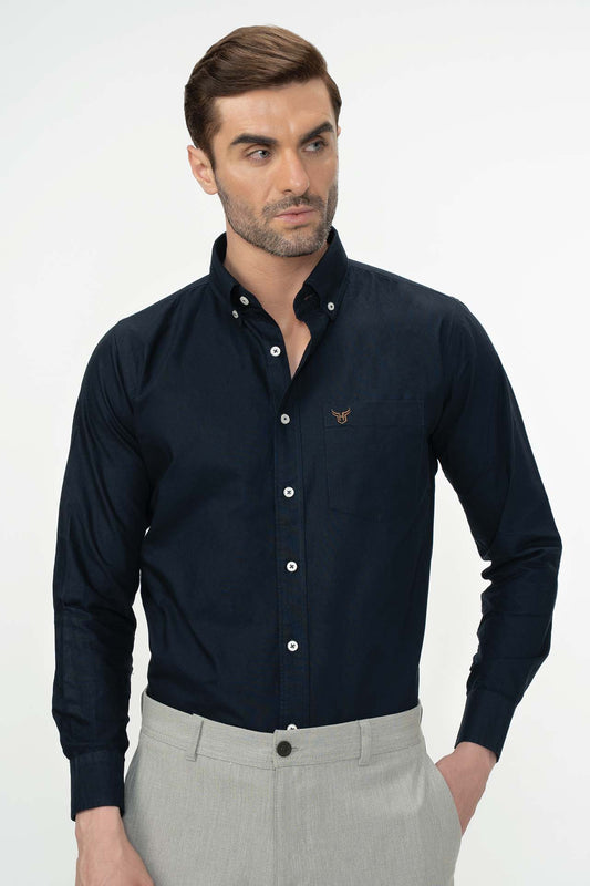 Cotton oxford shirt