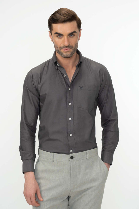 Cotton oxford shirt