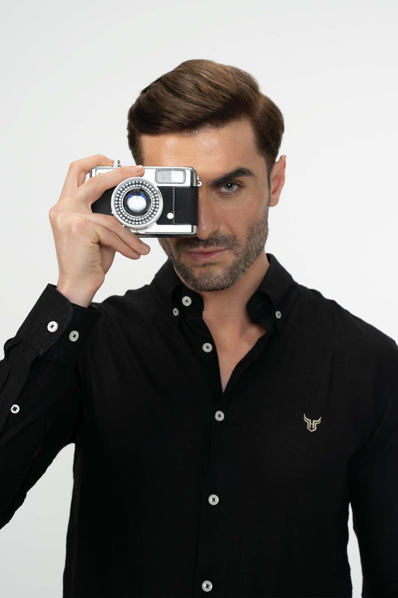 100% Linen Solid Shirt