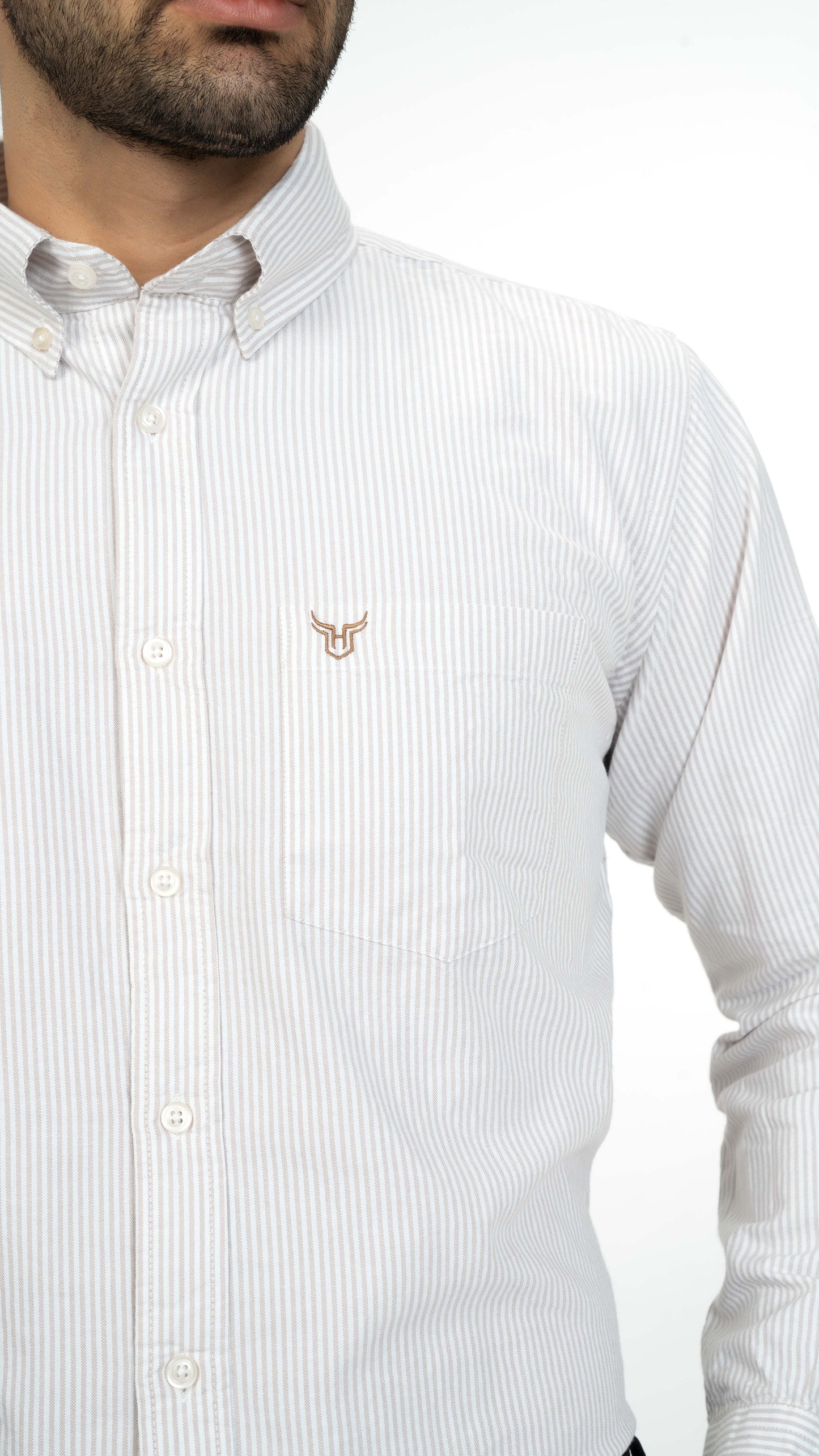 100% Cotton Stripes Shirt