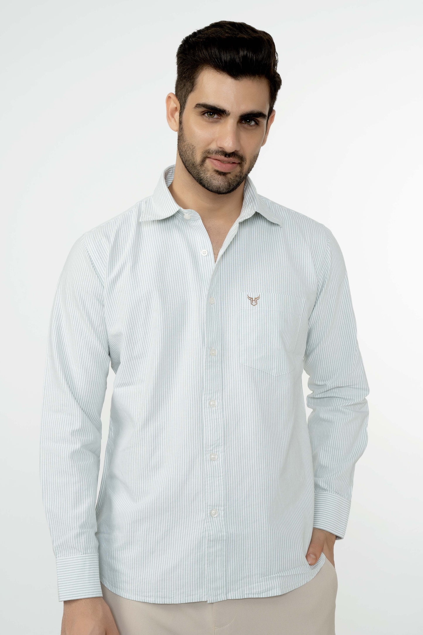 100% Cotton Stripes Shirt