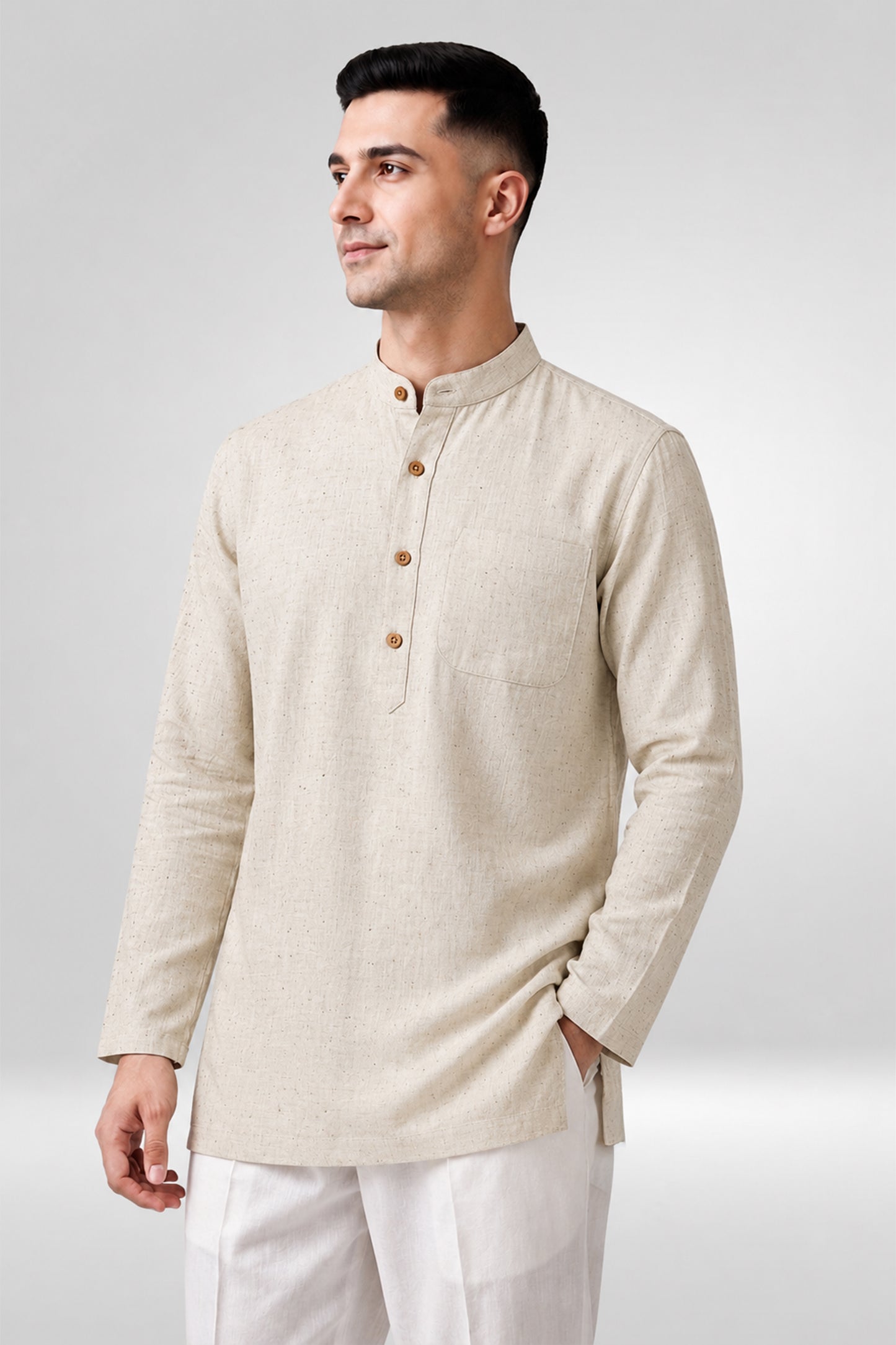 Short Kurta - Khadi