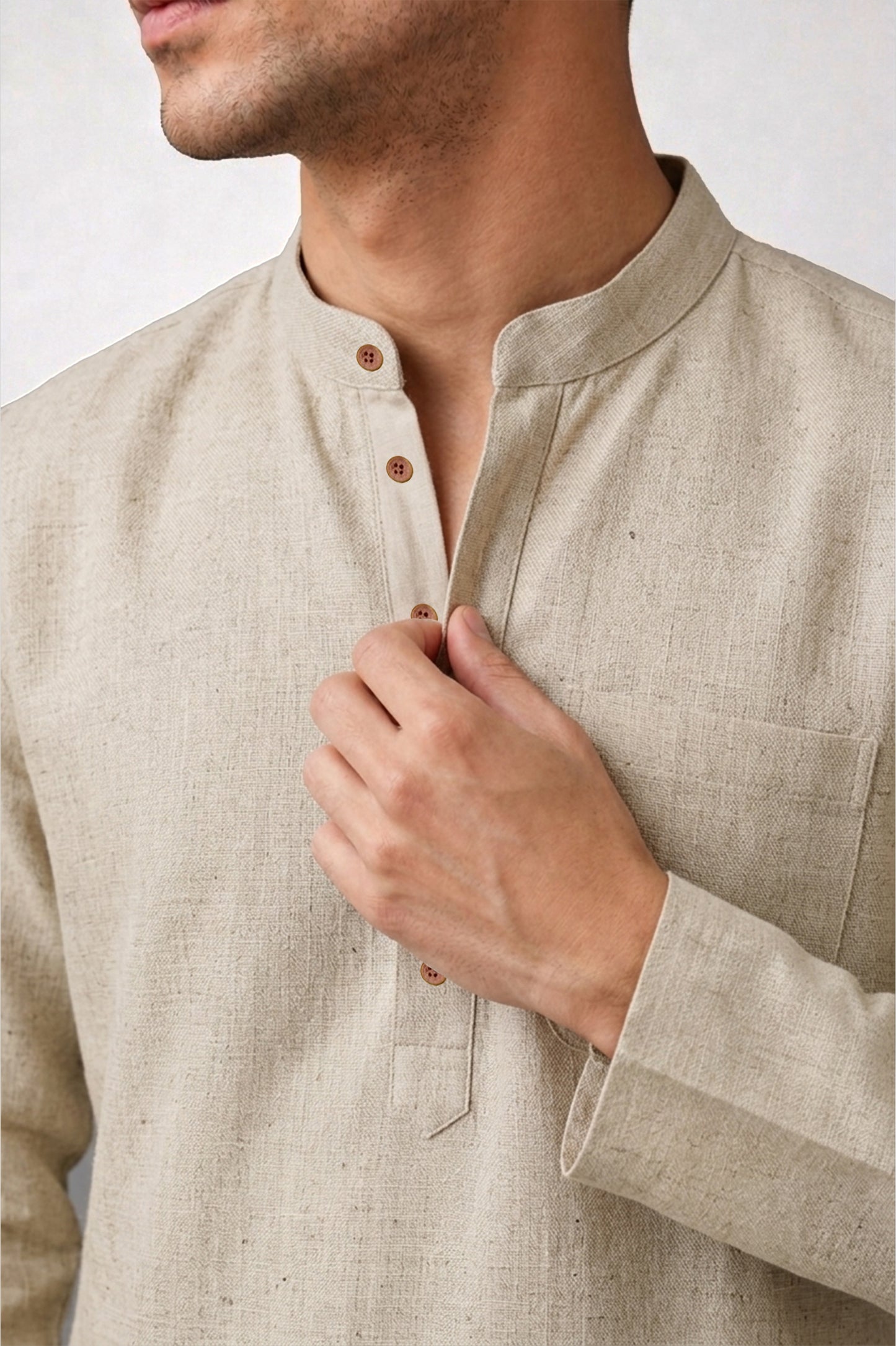 Short Kurta - Khadi