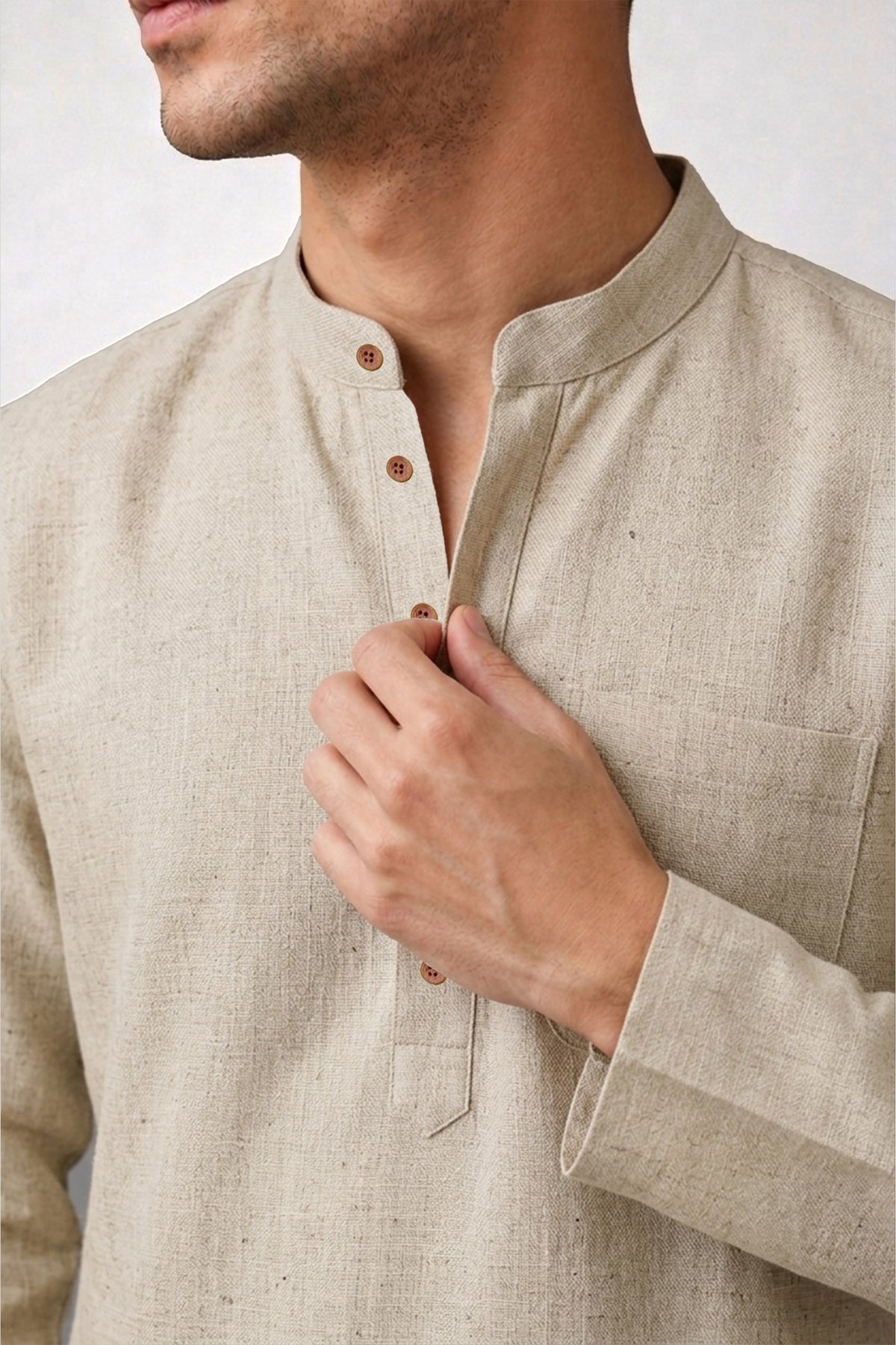 Short Kurta - Khadi